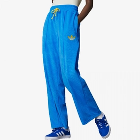 Adidas Originals | ADICOLOR HERITAGE NOW VELOUR PANTS  { BLUE BIRD
