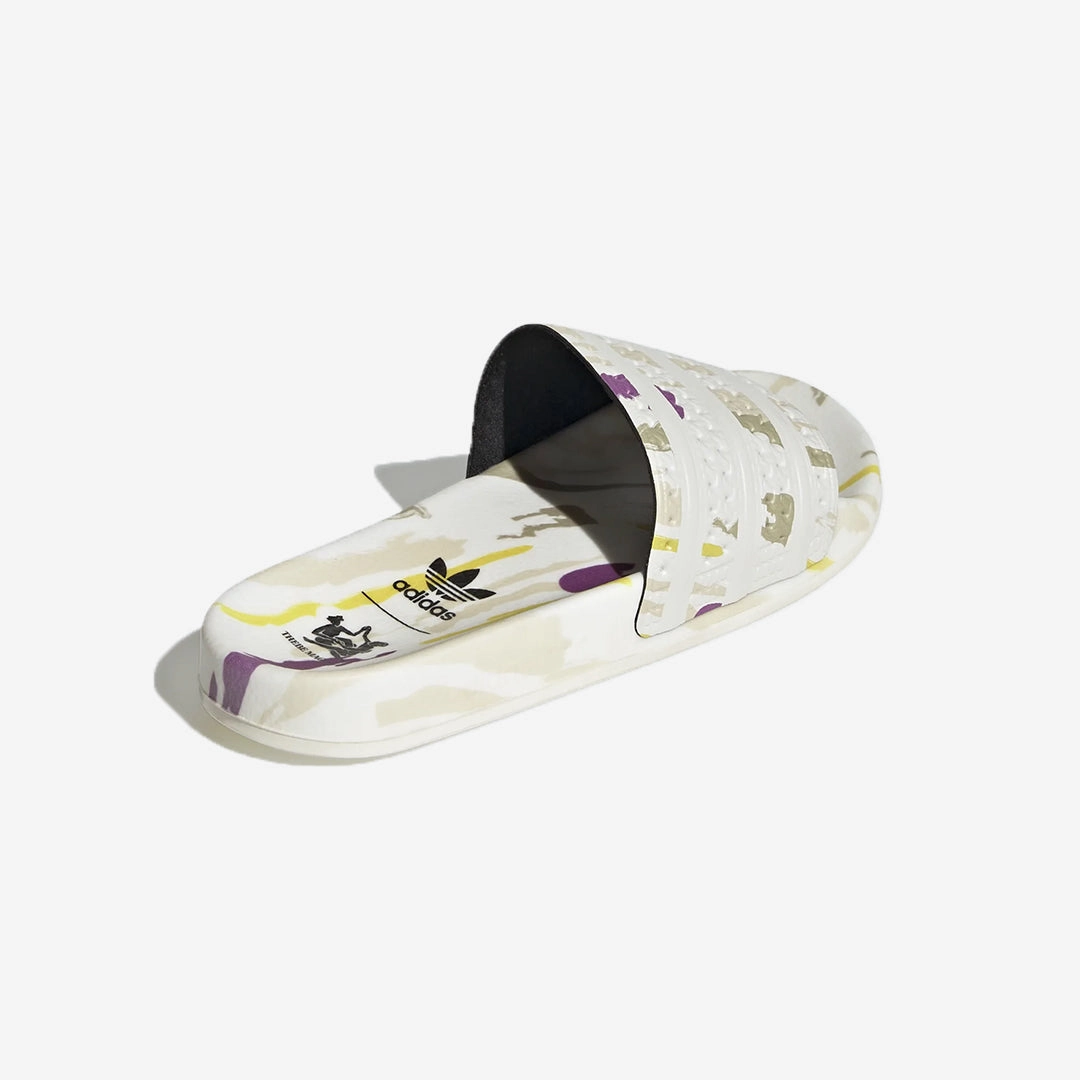 Adidas Originals | ADILETTE THEBE MAGUGU SLIDES  { CLOUD WHITE
