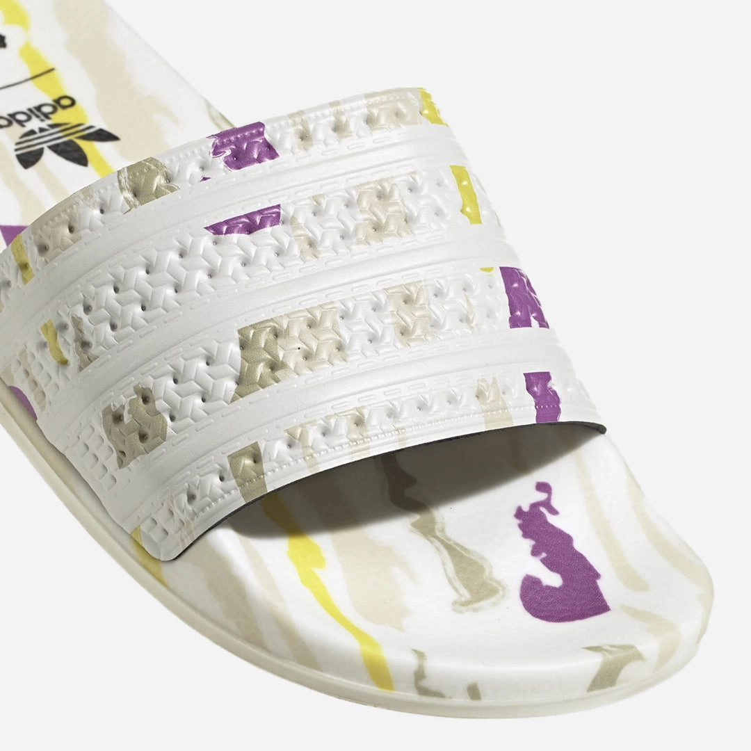 Adidas Originals | ADILETTE THEBE MAGUGU SLIDES  { CLOUD WHITE