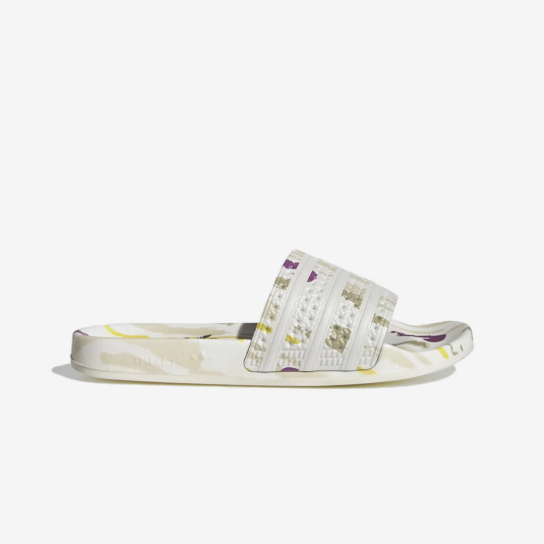 Adidas Originals | ADILETTE THEBE MAGUGU SLIDES  { CLOUD WHITE