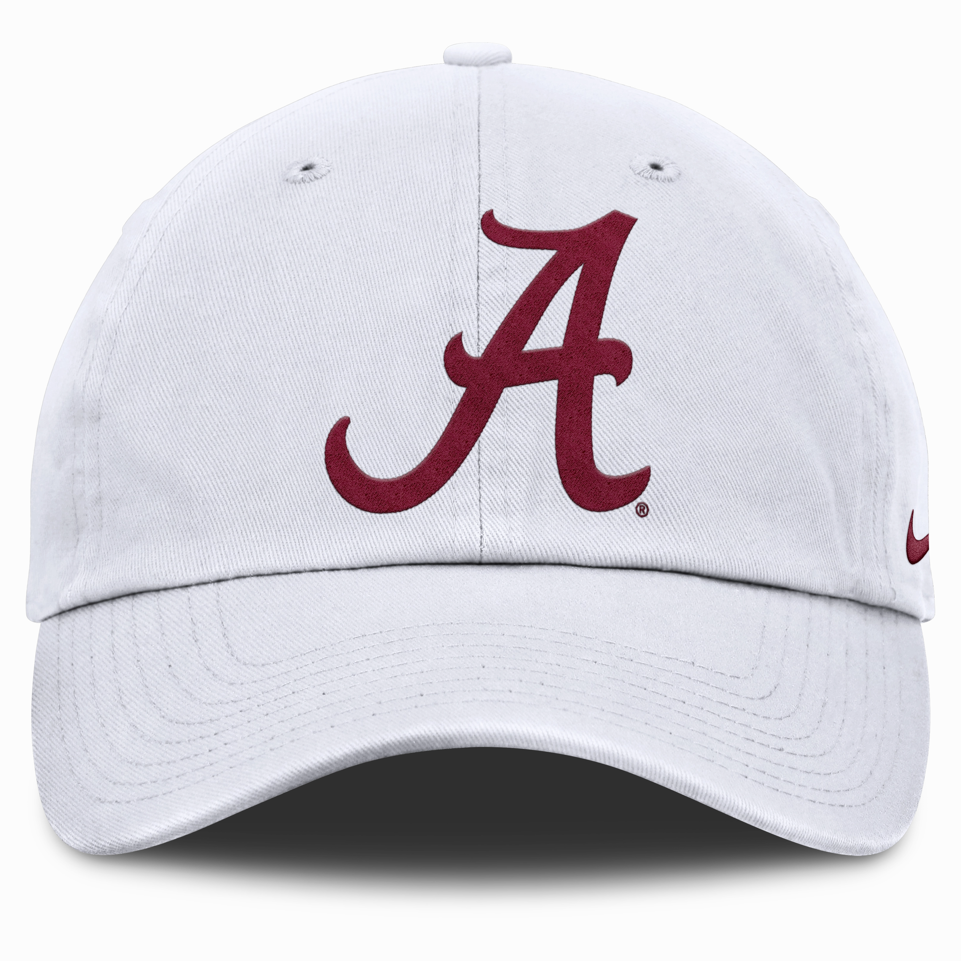 Alabama Crimson Tide Nike White Club Primetime Adjustable Hat
