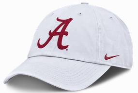 Alabama Crimson Tide Nike White Club Primetime Adjustable Hat