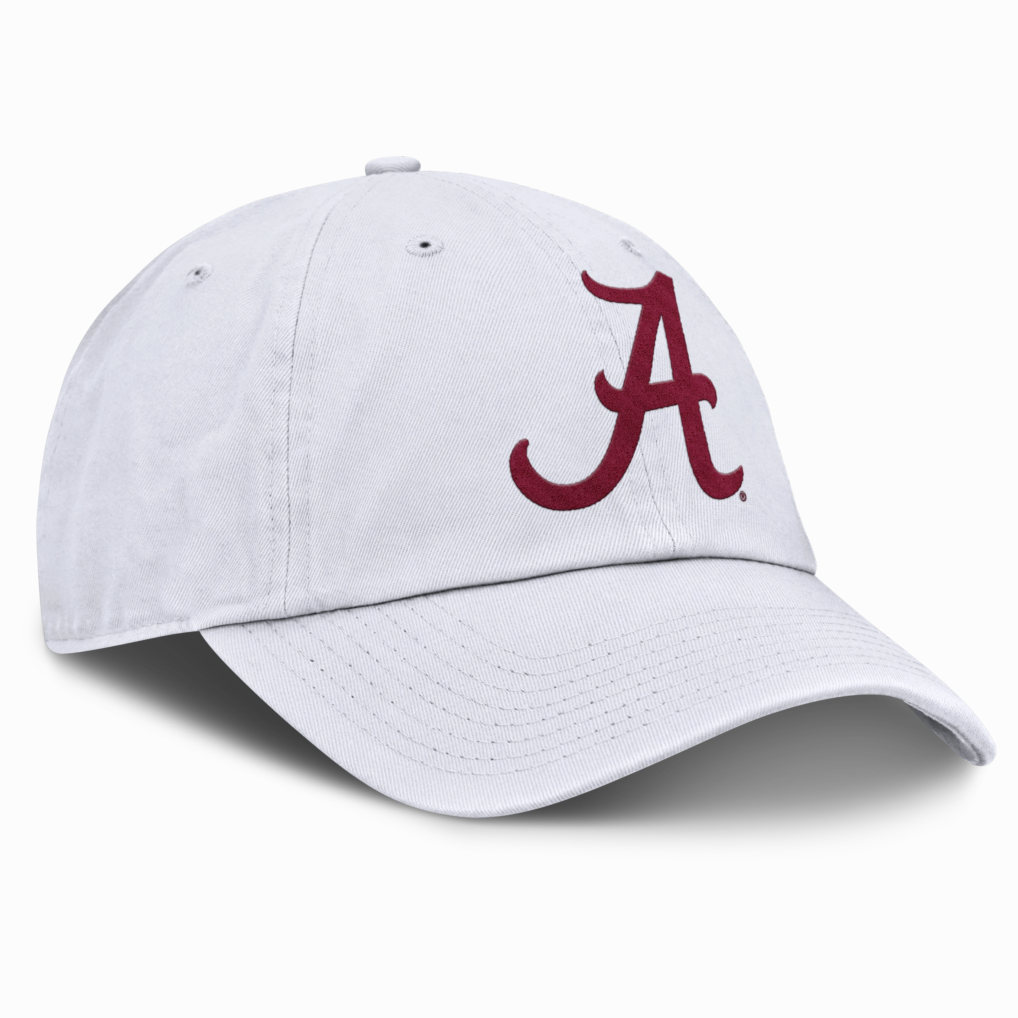Alabama Crimson Tide Nike White Club Primetime Adjustable Hat