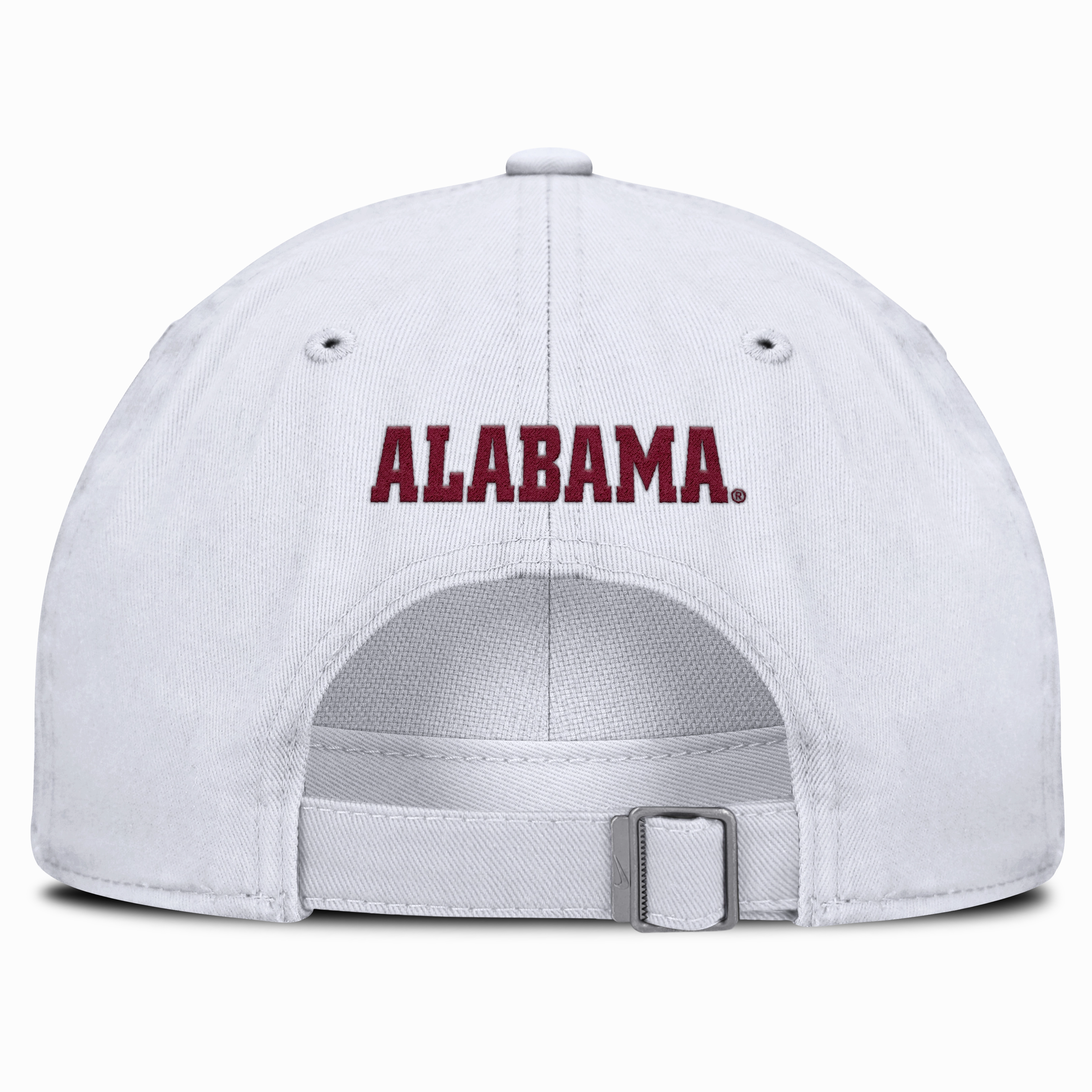 Alabama Crimson Tide Nike White Club Primetime Adjustable Hat