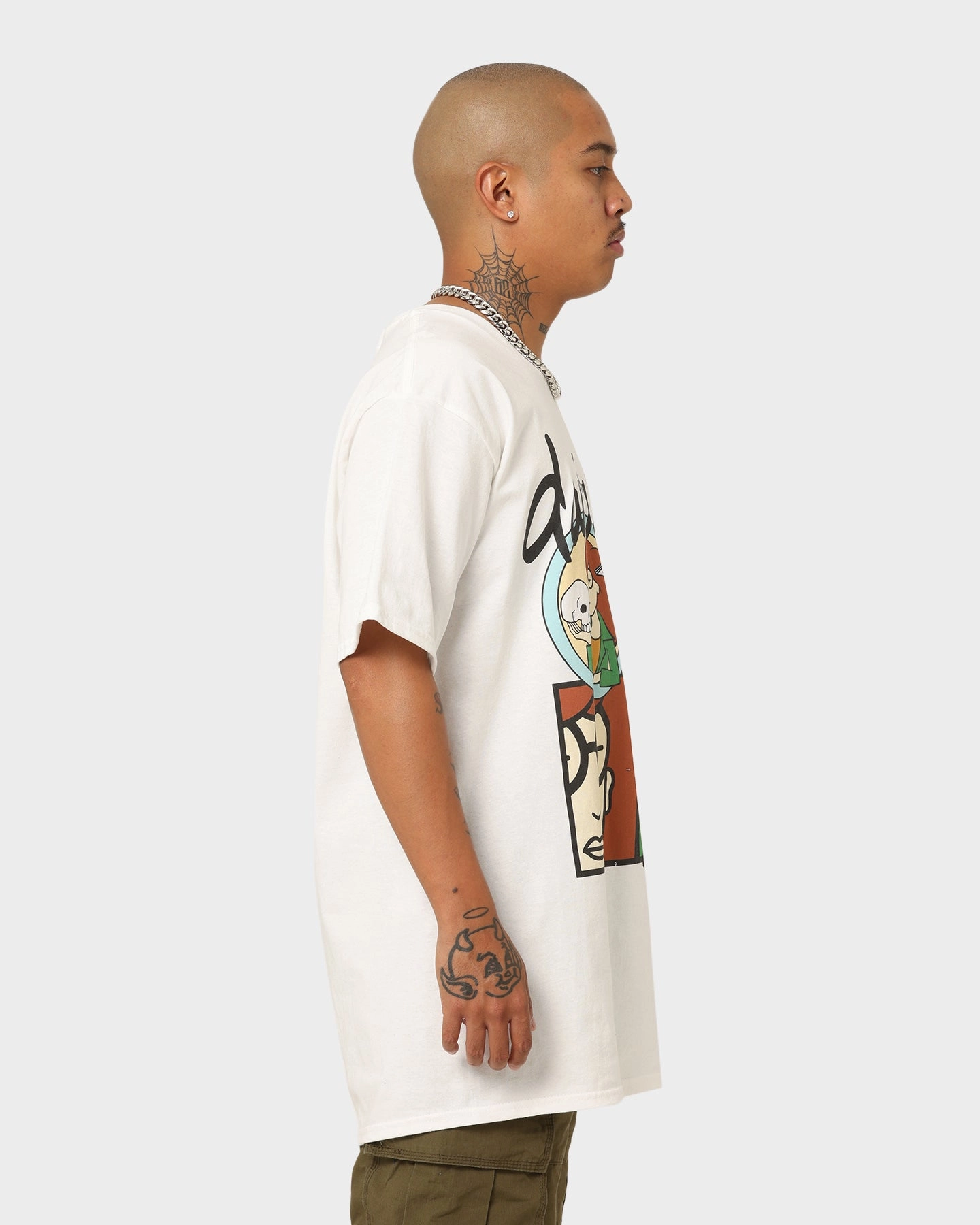 American Thrift X Daria Daria Premium Vintage T-Shirt White