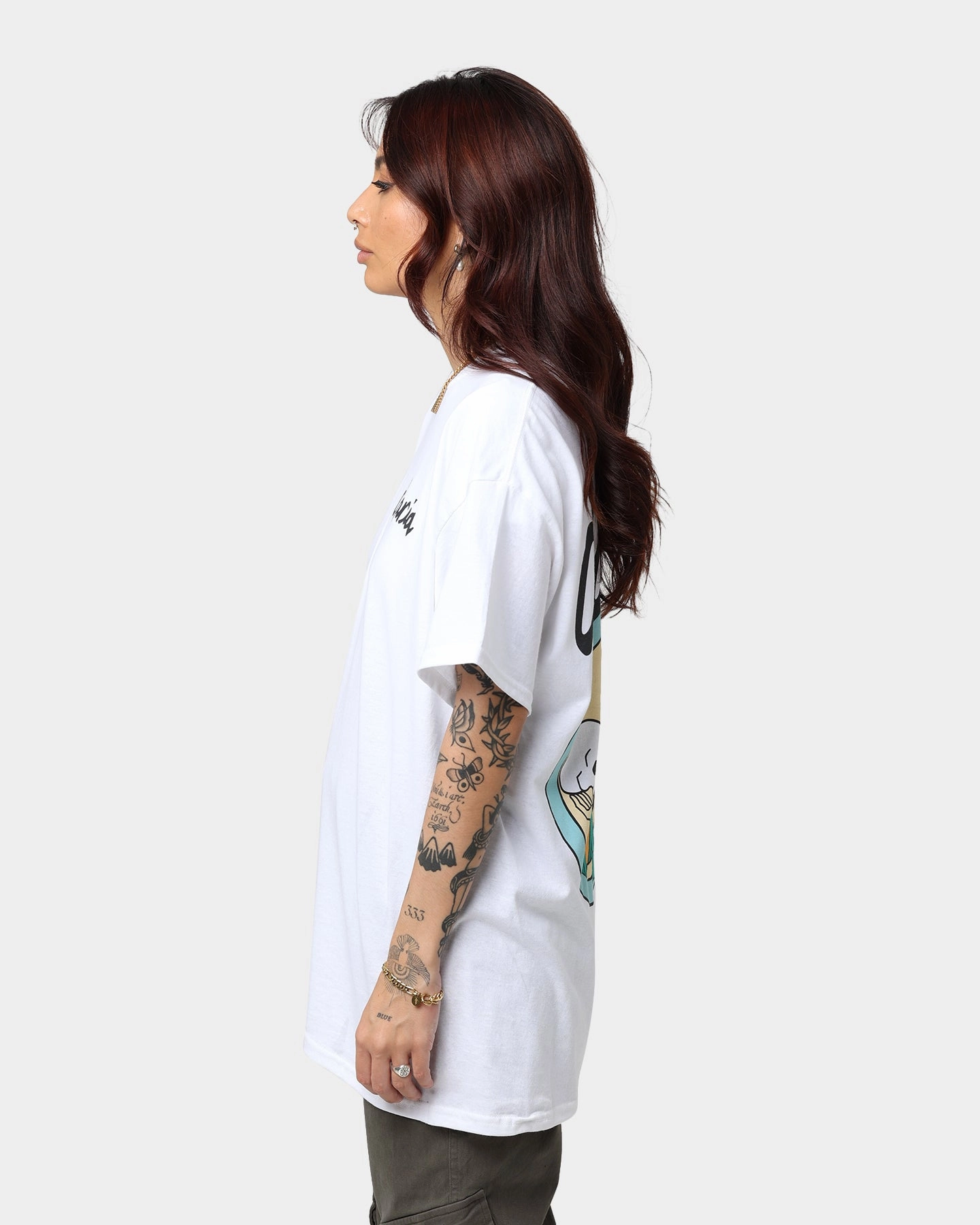 American Thrift X Daria Pocket T-Shirt White