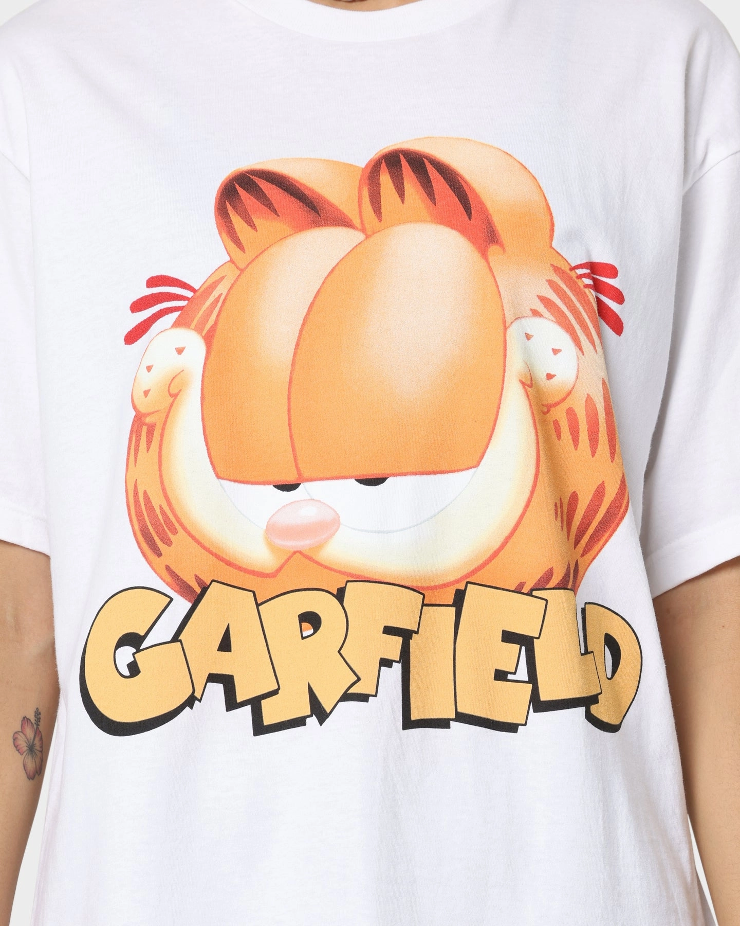 American Thrift X Garfield Face T-Shirt White