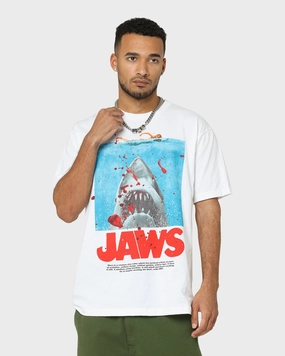 American Thrift X Jaws Jaws Poster T-Shirt White