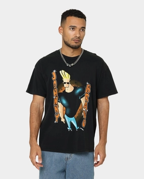 American Thrift X Johnny Bravo Man. I'm Pretty Vintage T-Shirt Black Wash