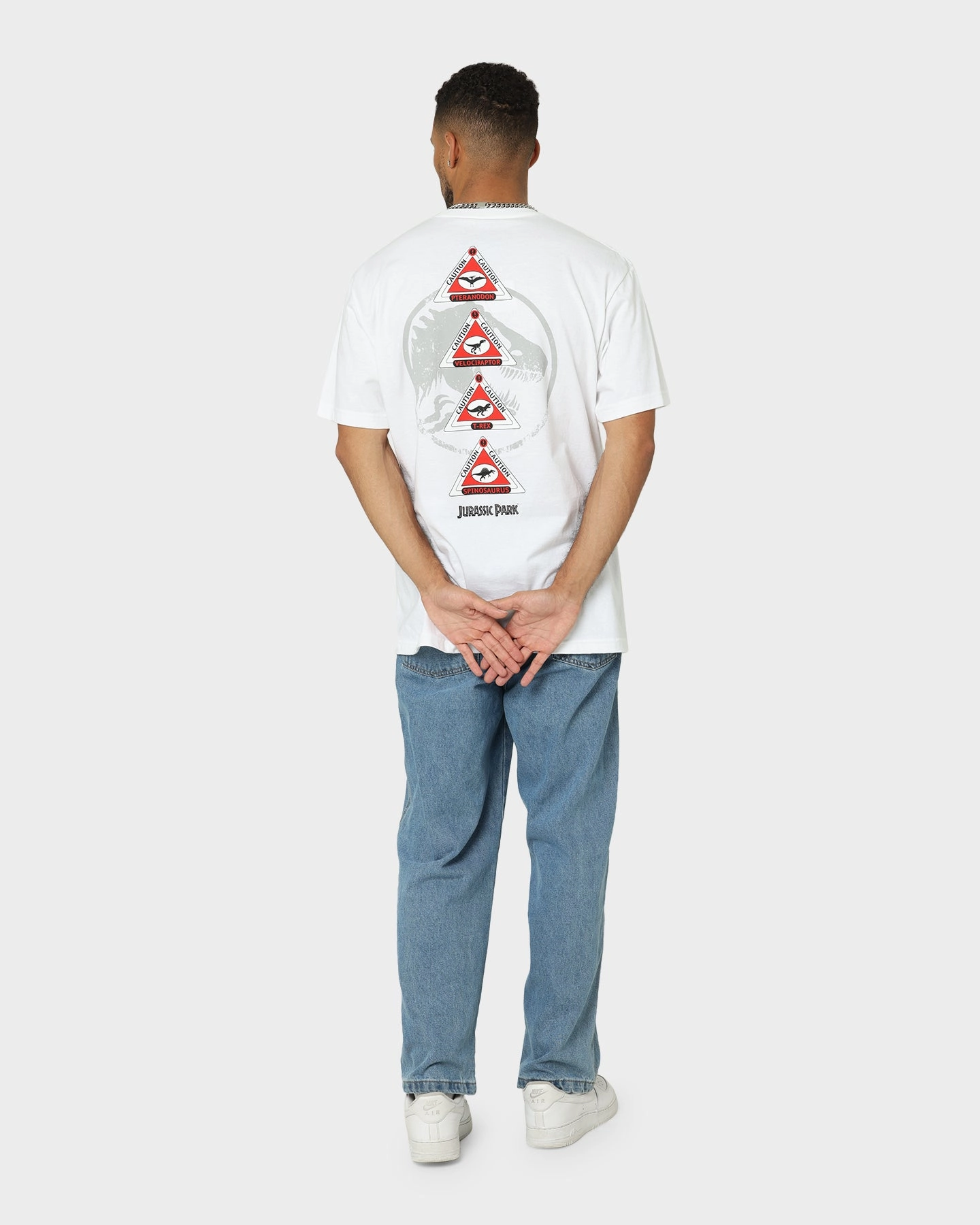American Thrift X Jurassic Park Jurassic Park T-Shirt White