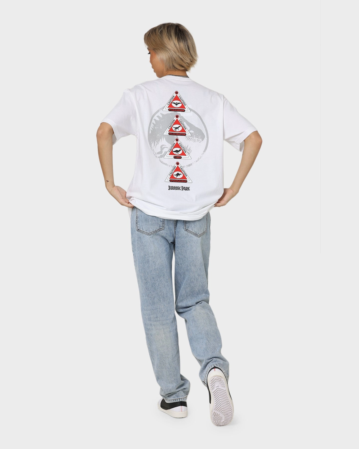 American Thrift X Jurassic Park Jurassic Park T-Shirt White