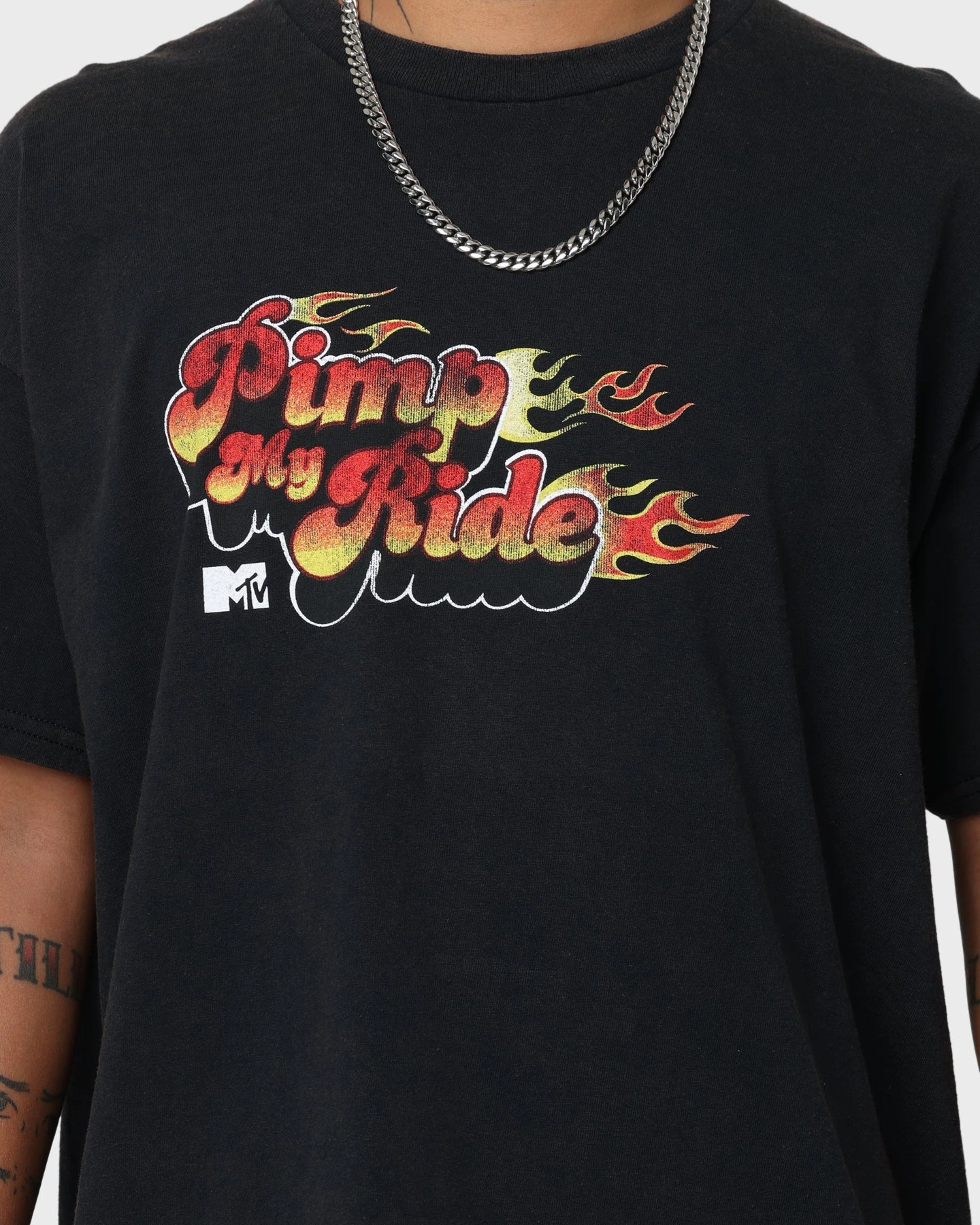 American Thrift X MTV Pimp My Ride Vintage T-Shirt Black Wash