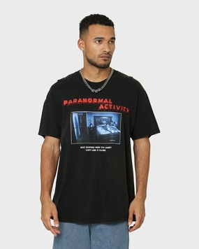 American Thrift X Paranormal Activity Paranormal Activity Vintage T-Shirt Black Wash