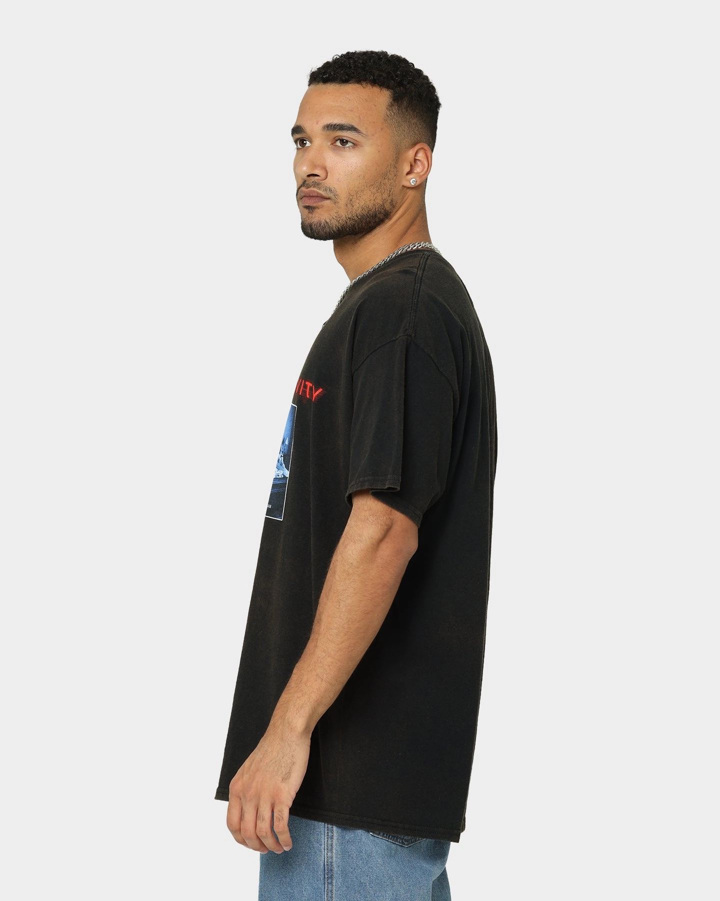 American Thrift X Paranormal Activity Paranormal Activity Vintage T-Shirt Black Wash