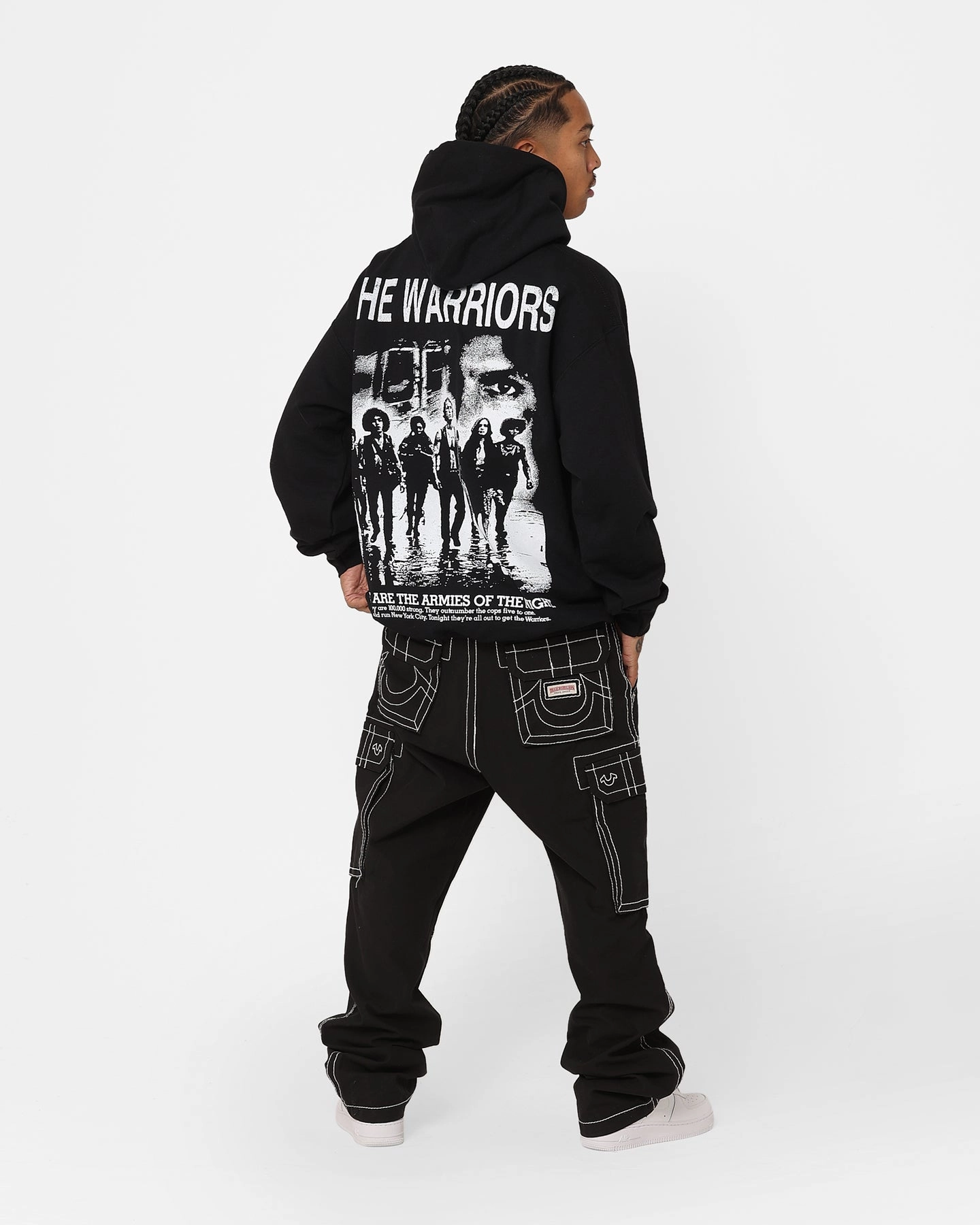 American Thrift X The Warriors Warriors Night Hoodie Black