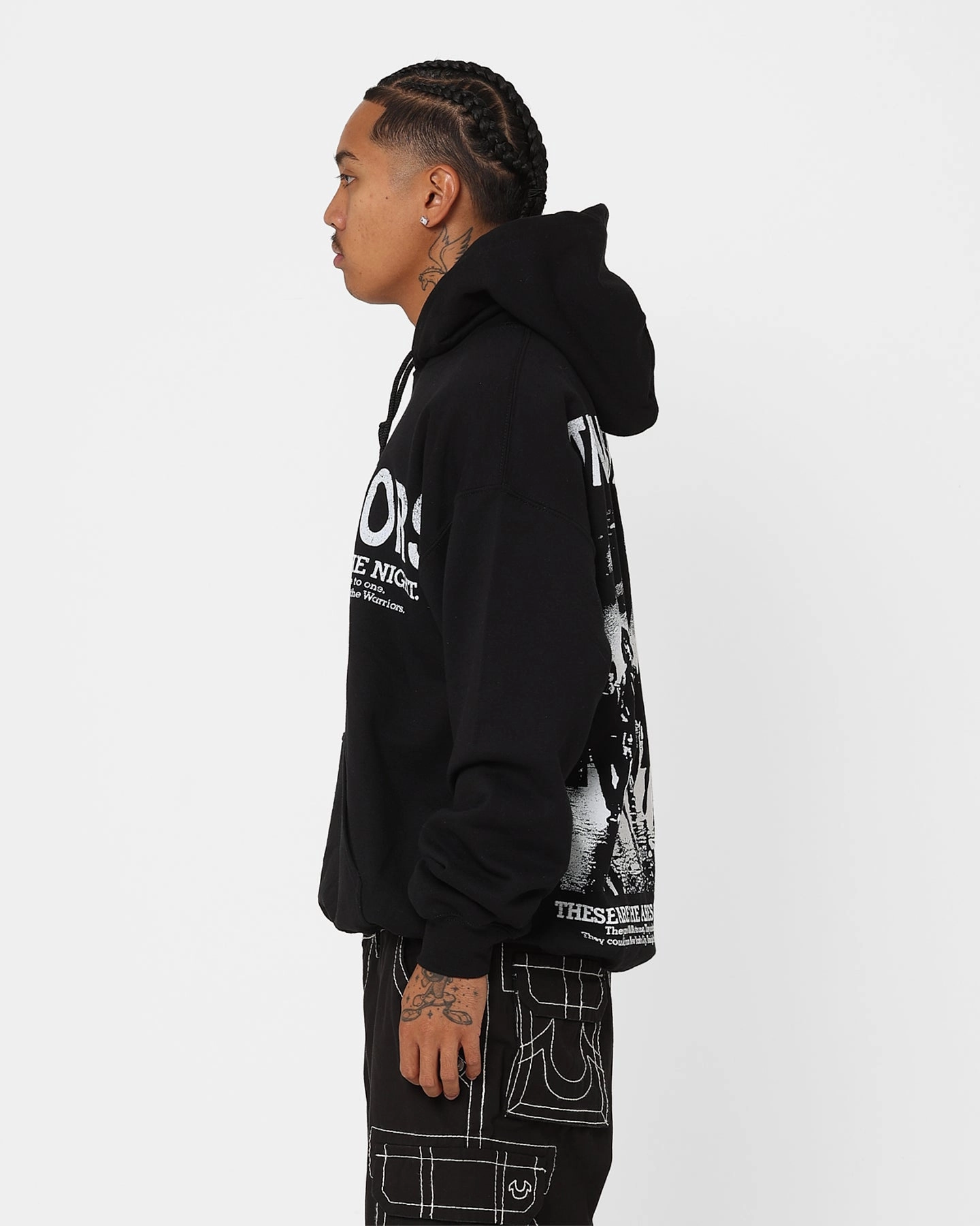 American Thrift X The Warriors Warriors Night Hoodie Black