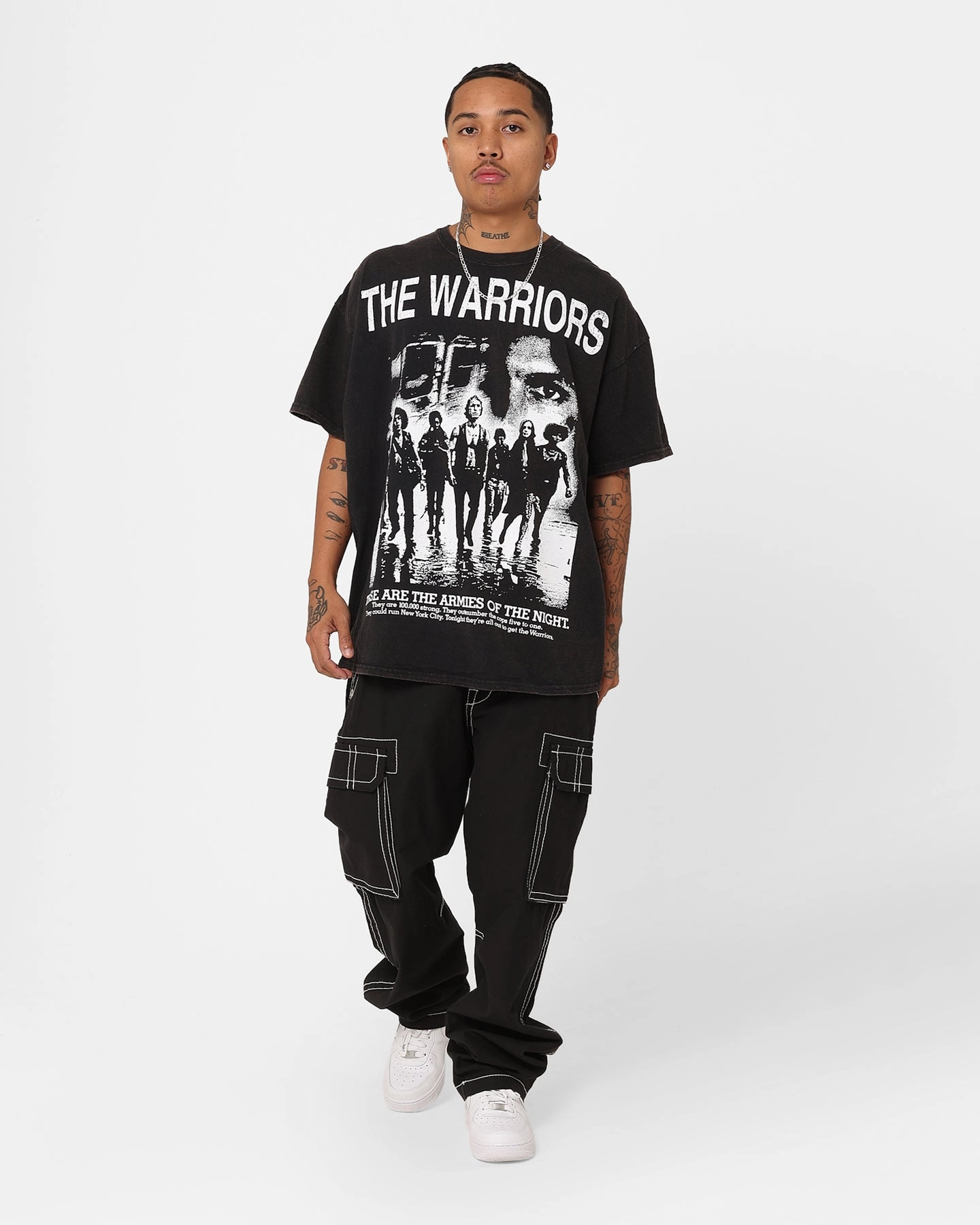 American Thrift X The Warriors Warriors Night T-Shirt Black Wash
