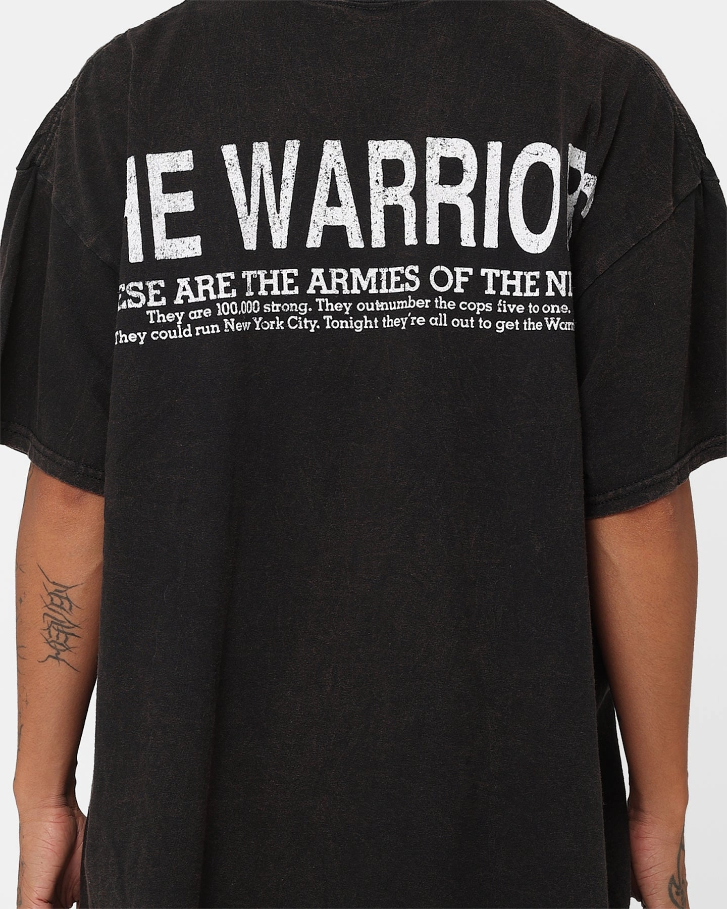 American Thrift X The Warriors Warriors Night T-Shirt Black Wash