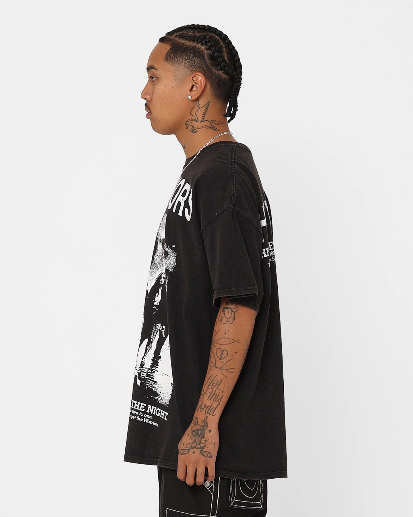 American Thrift X The Warriors Warriors Night T-Shirt Black Wash