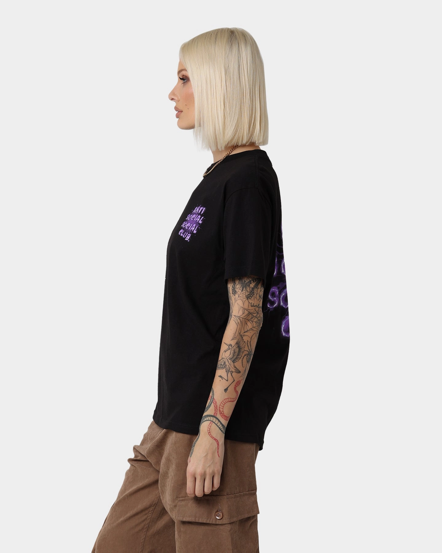 Anti Social Social Club I See Grape T-Shirt Black