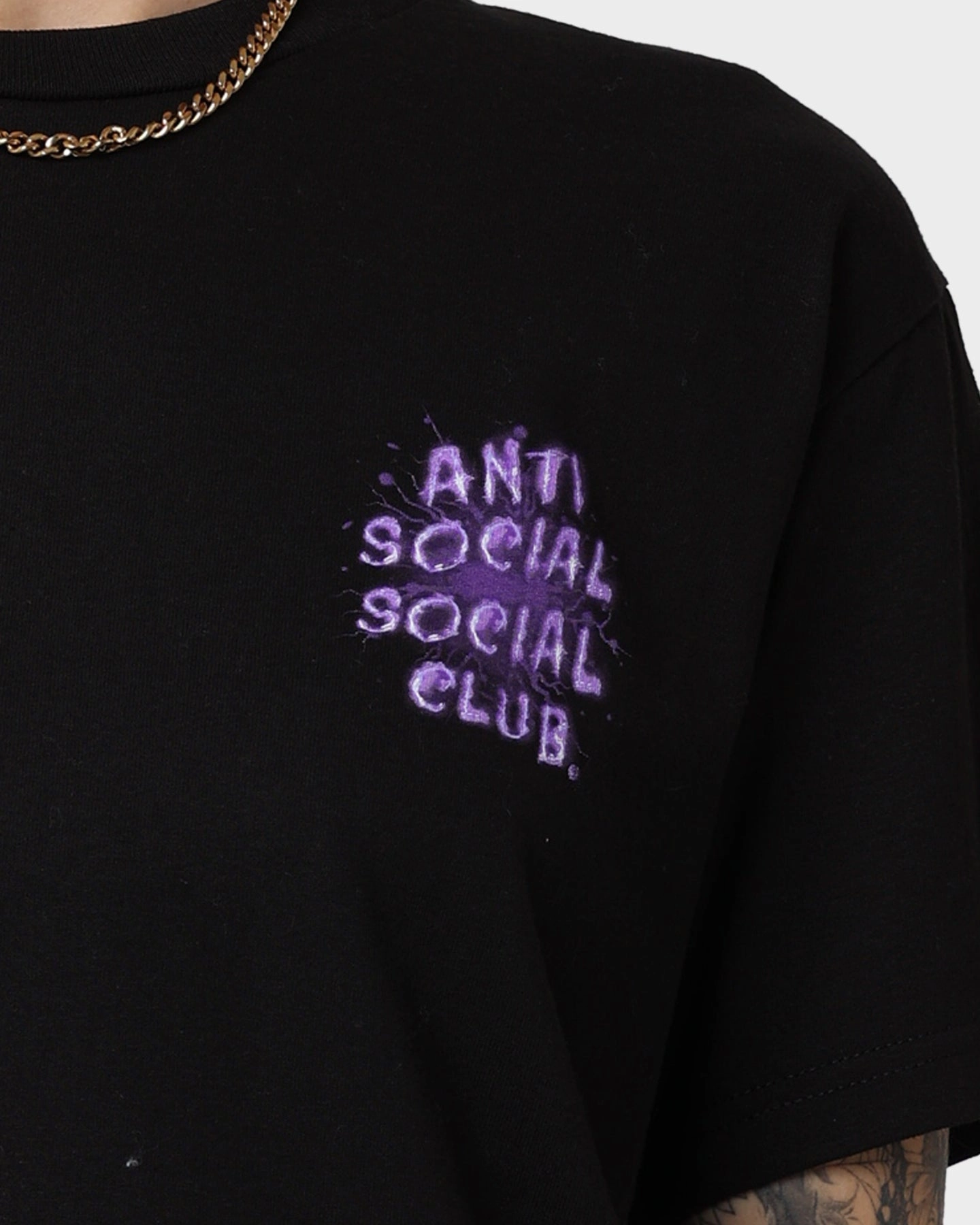 Anti Social Social Club I See Grape T-Shirt Black