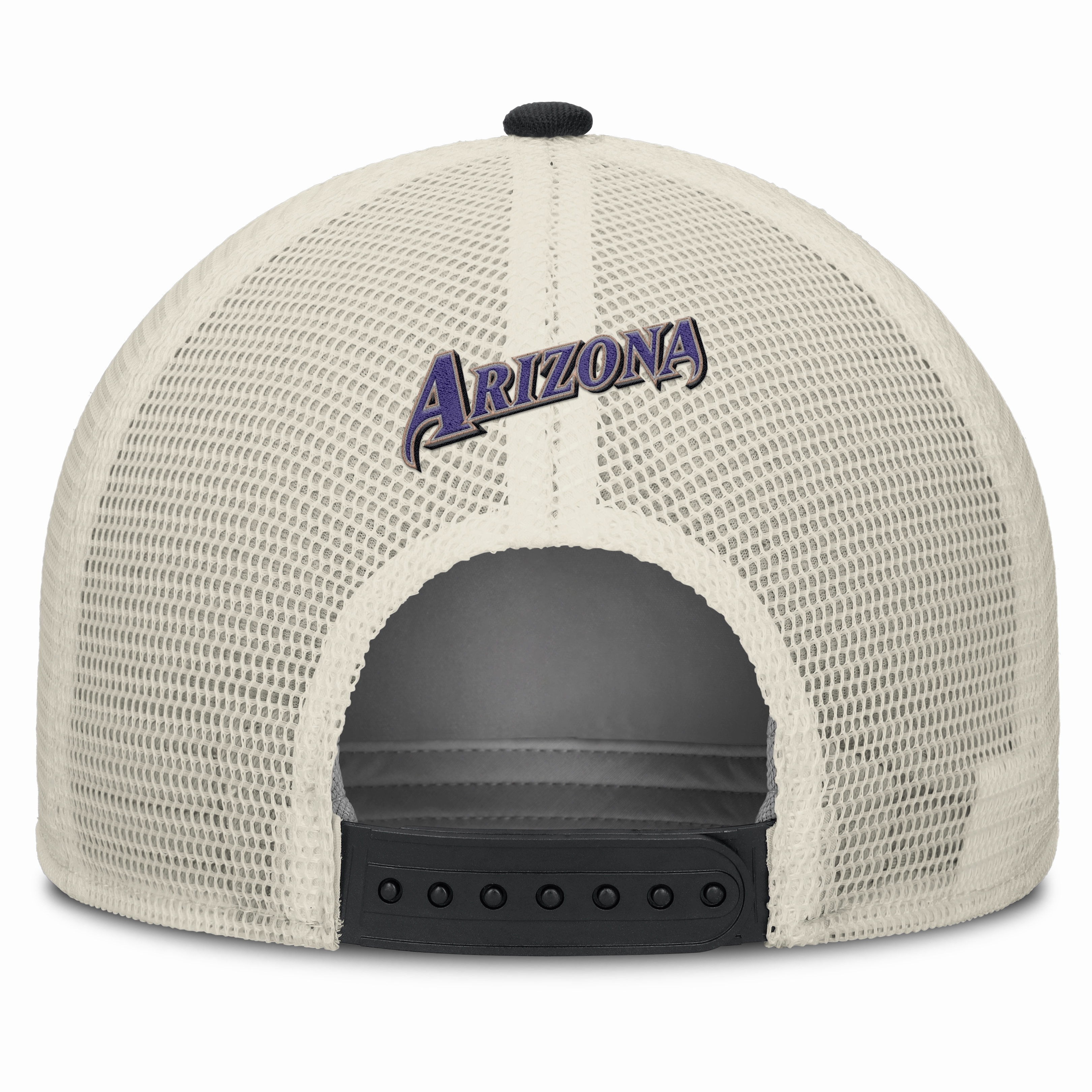 Arizona Diamondbacks Nike Rise Black Adjustable Snapback Trucker Hat
