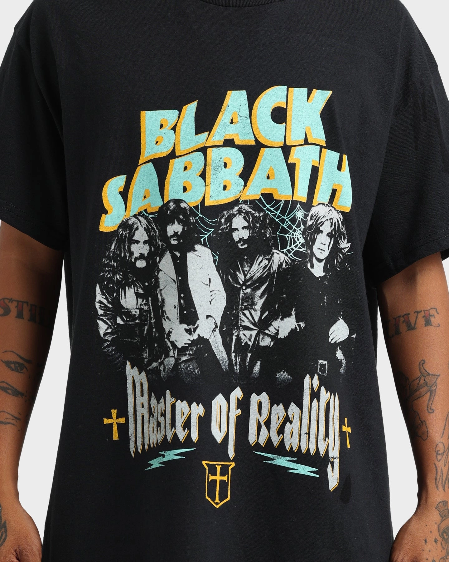 Black Sabbath Master Of Reality Vintage T-Shirt Black