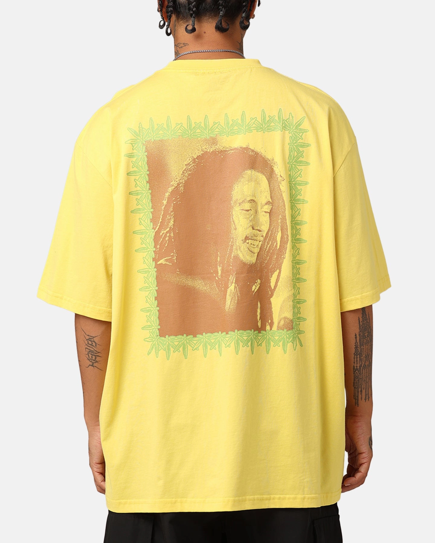 Bob Marley Portrait T-Shirt Gold