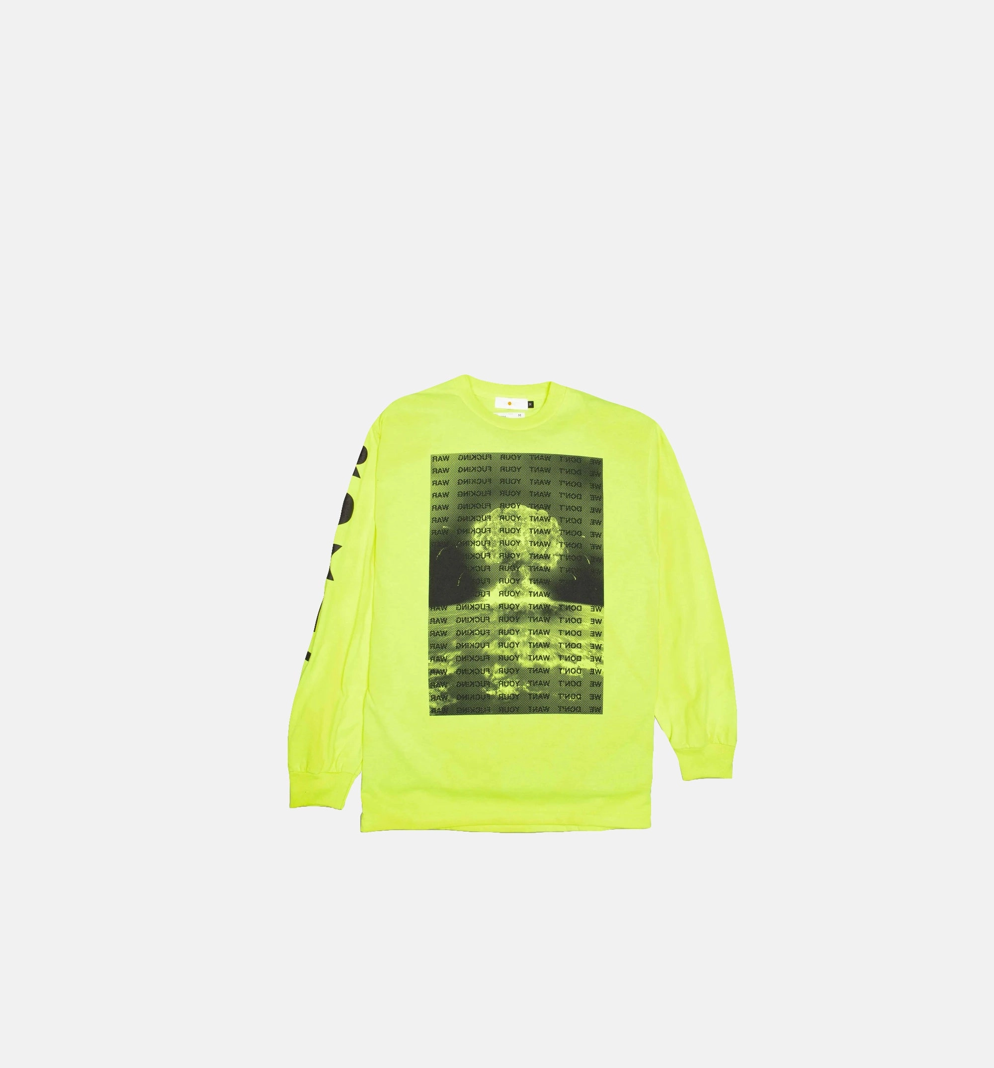 Ceasefire Mens Long Sleeve T-Shirt - Yellow/Black
