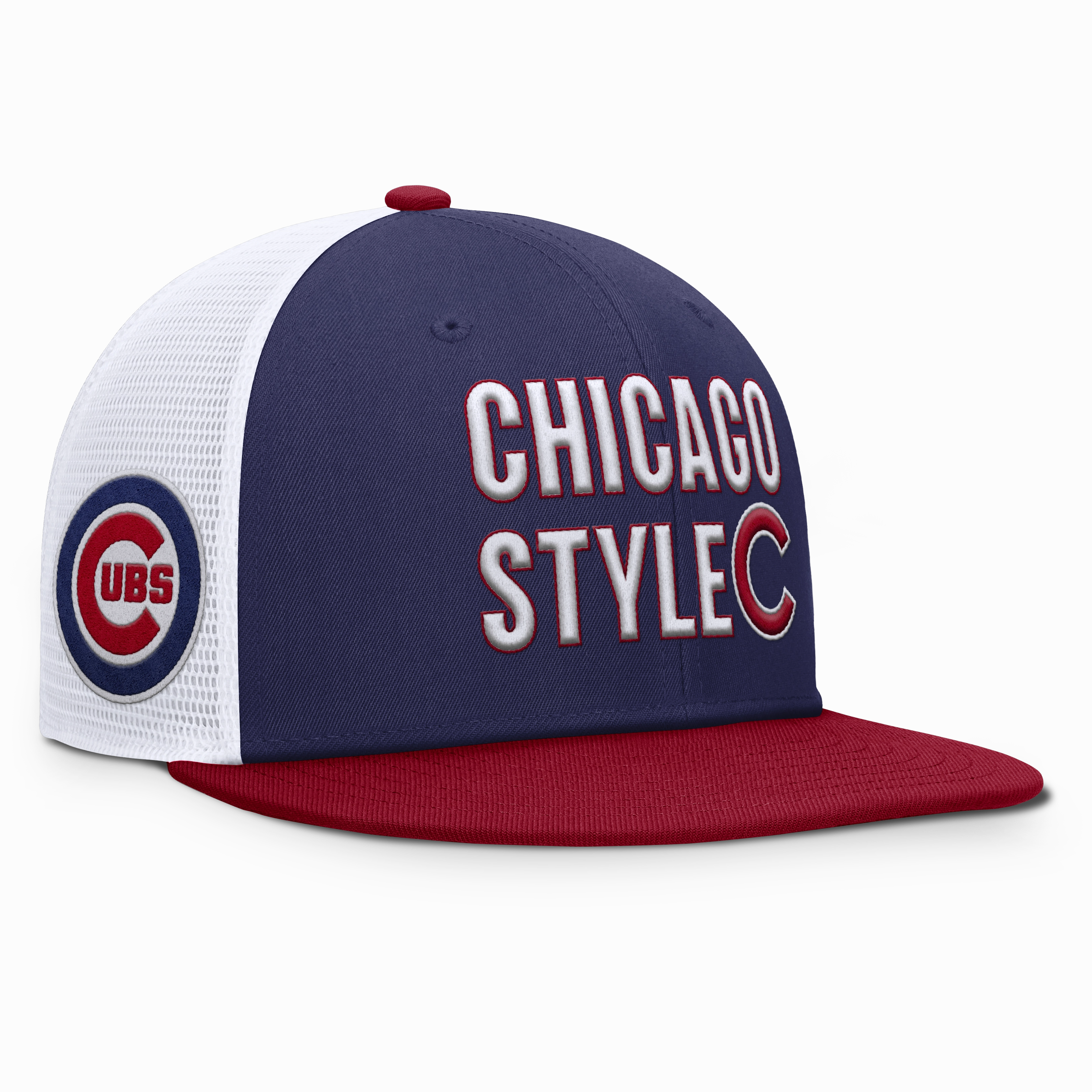 Chicago Cubs Nike Chicago Style Dri-Fit Pro Adjustable Trucker Snapback Hat