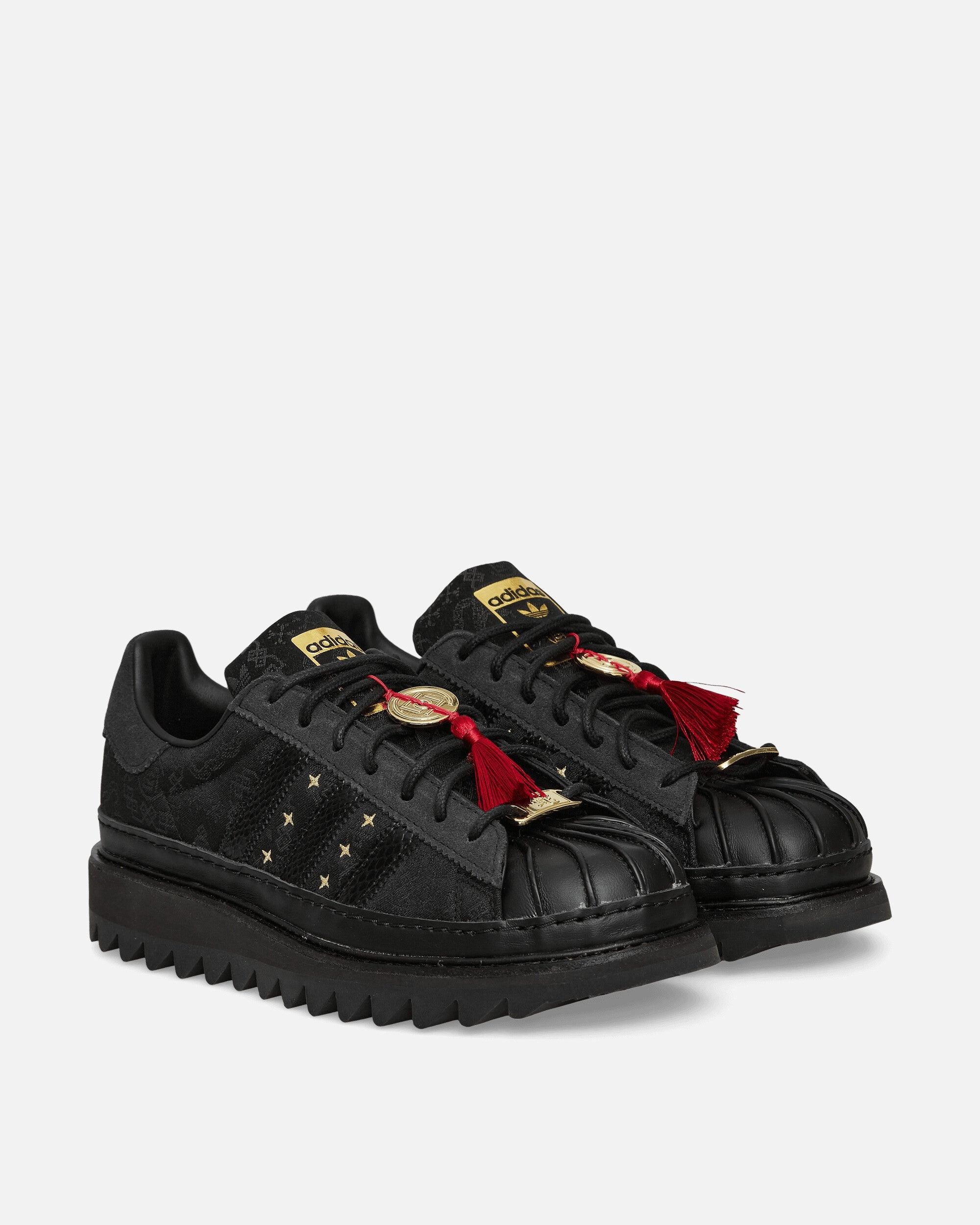 CLOT By Edison Chen Superstar Sneakers Core Black