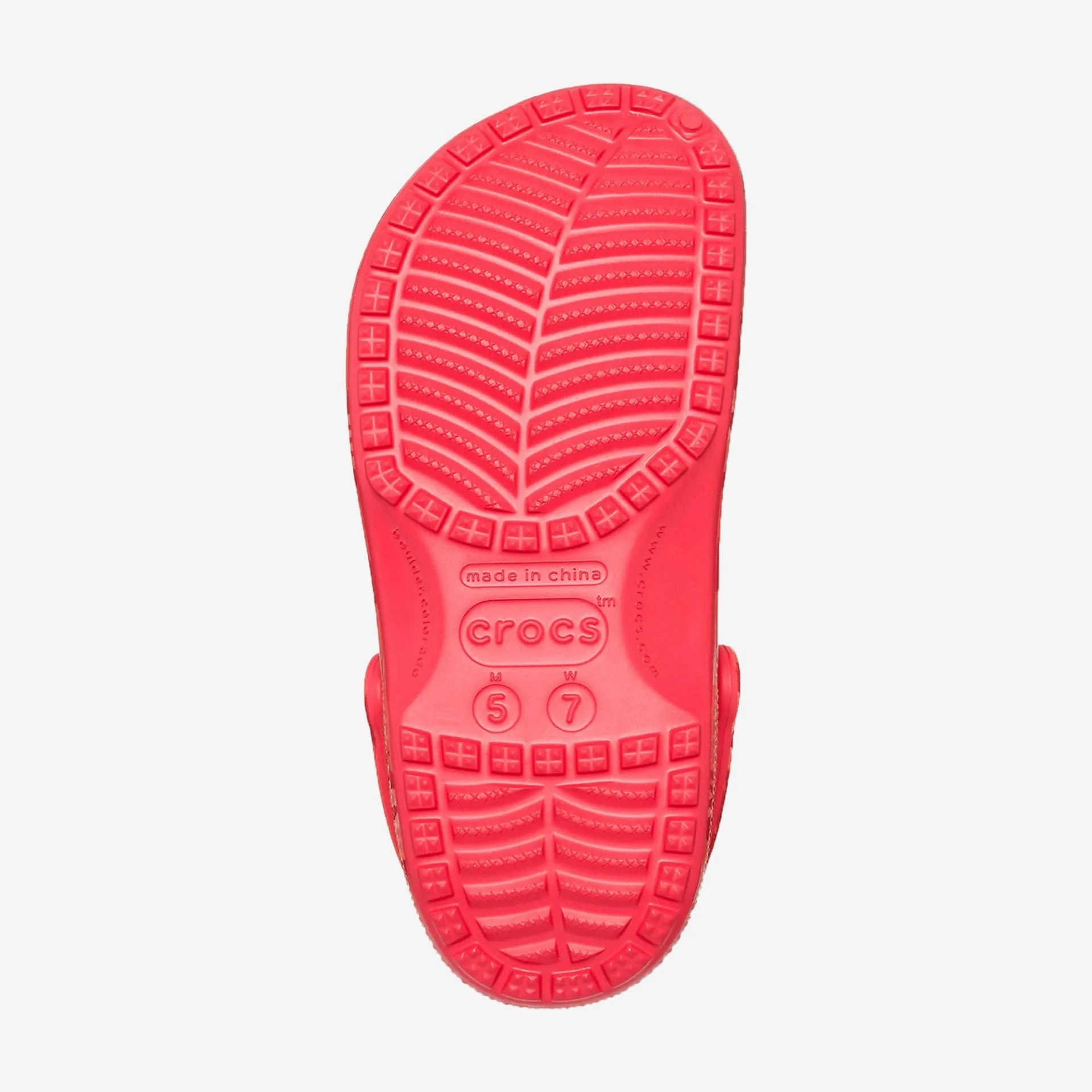 Crocs | CHUMBAK CLASSIC CLOG  { RED / MULTI