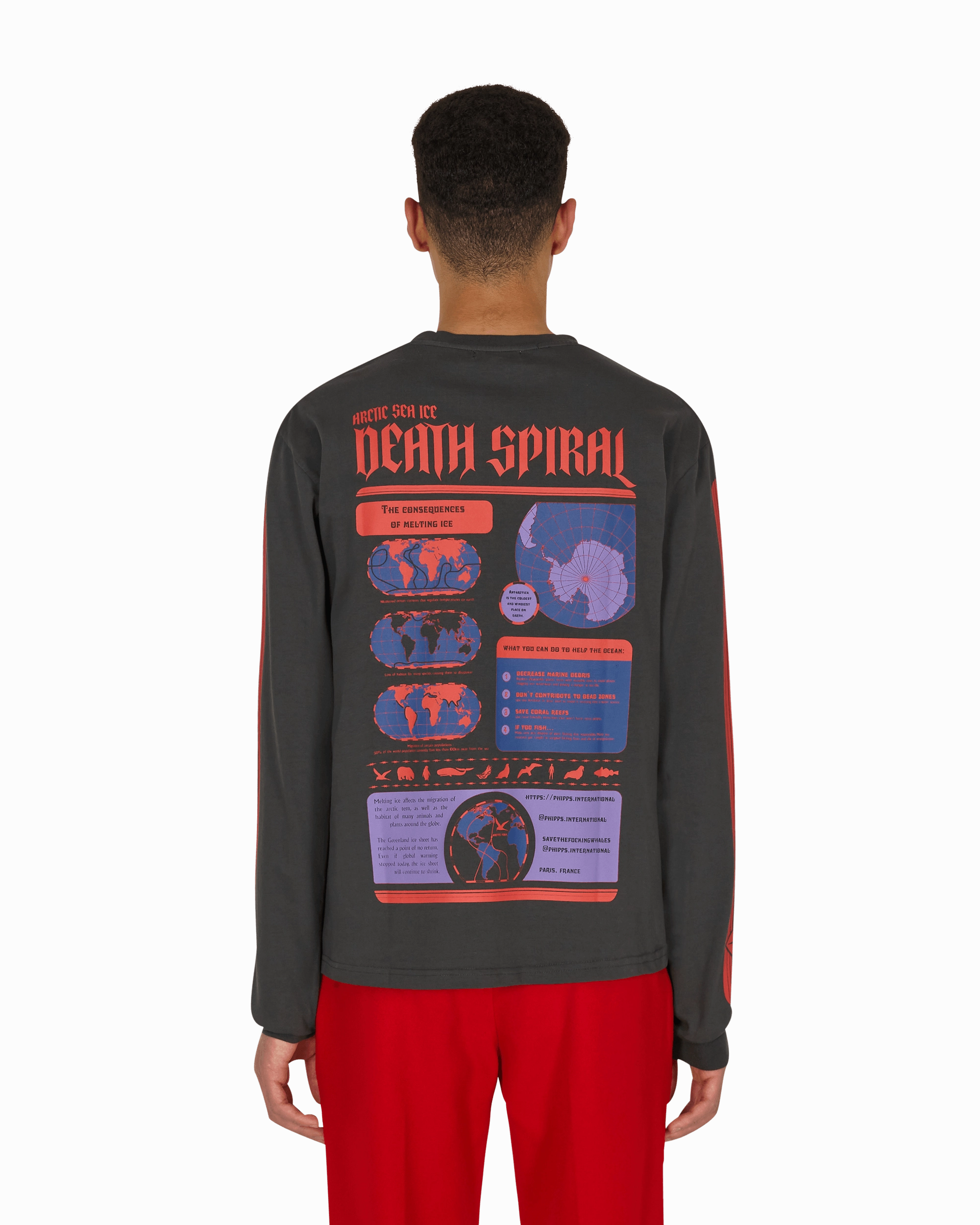 Death Spiral Longsleeve T-Shirt Black