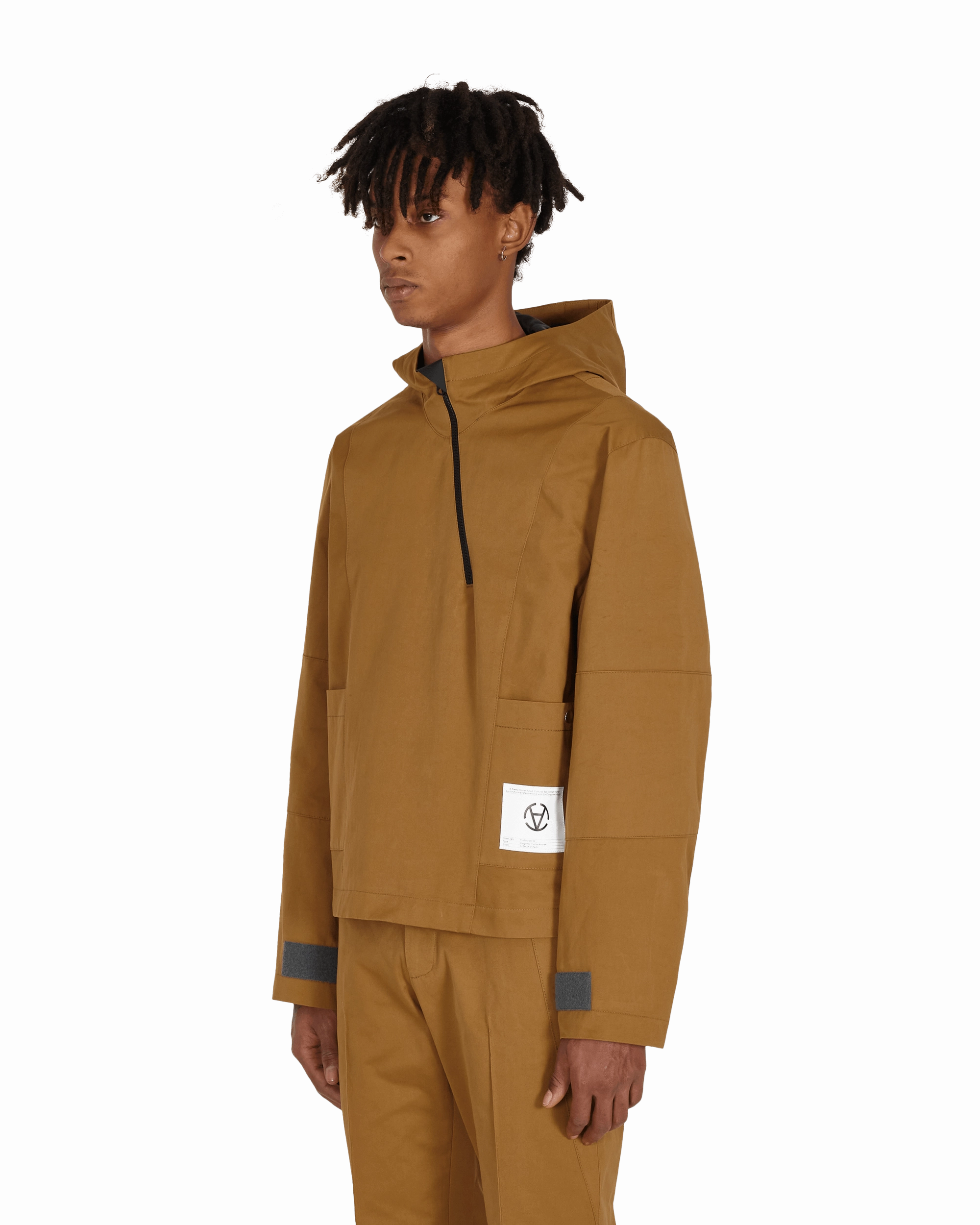 Diagonal Yuma Anorak Brown