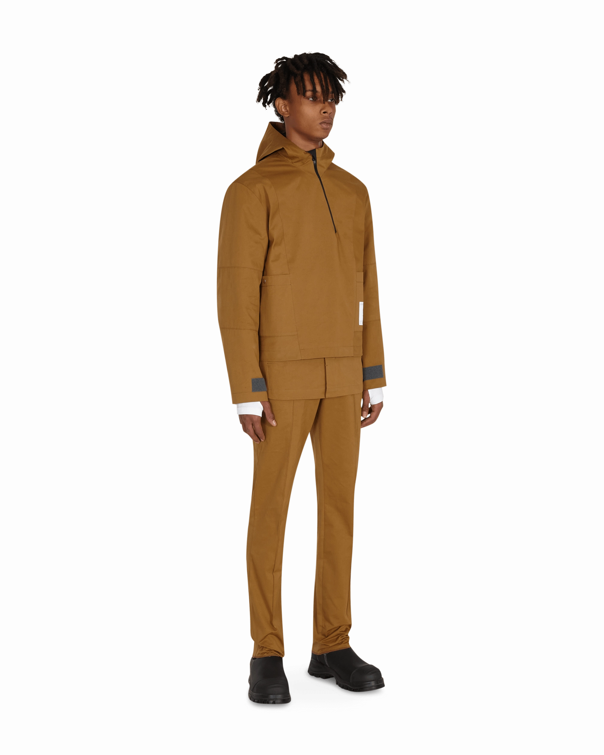 Diagonal Yuma Anorak Brown