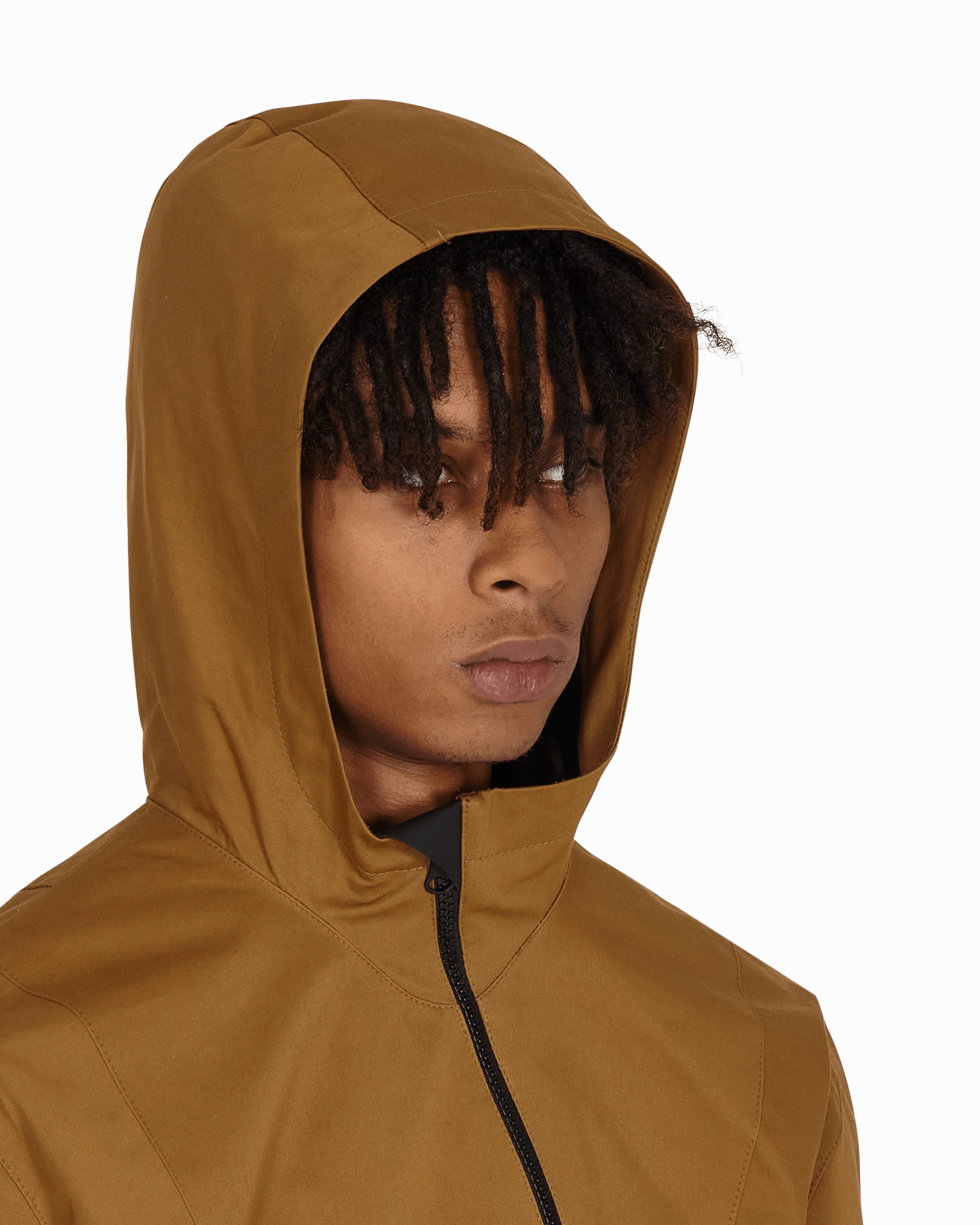 Diagonal Yuma Anorak Brown