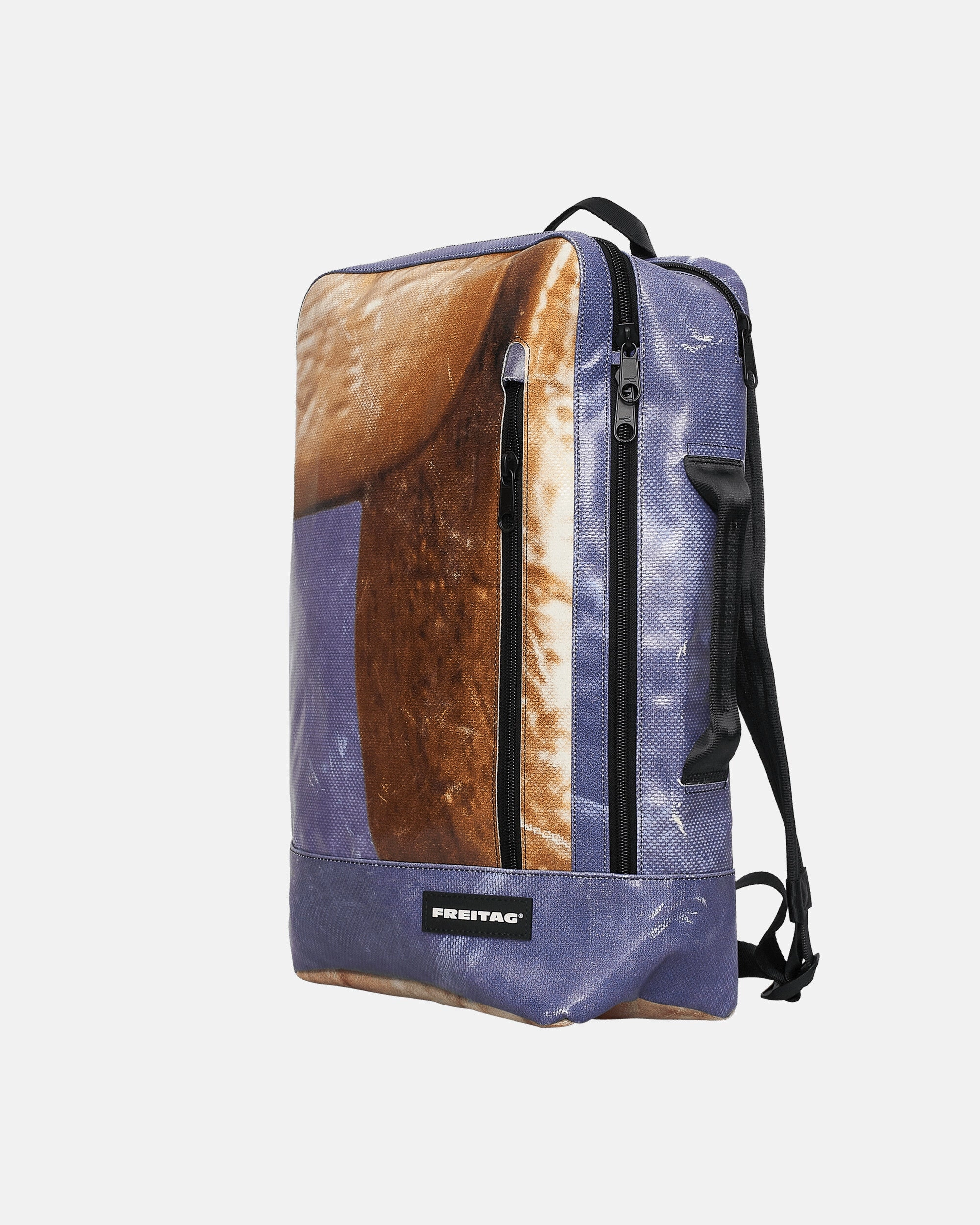 F306 Hazzard Backpack Brown / Purple