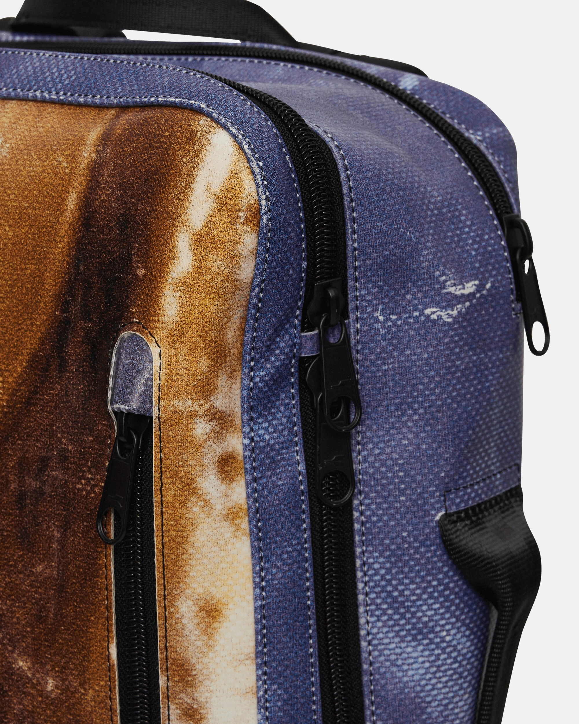F306 Hazzard Backpack Brown / Purple