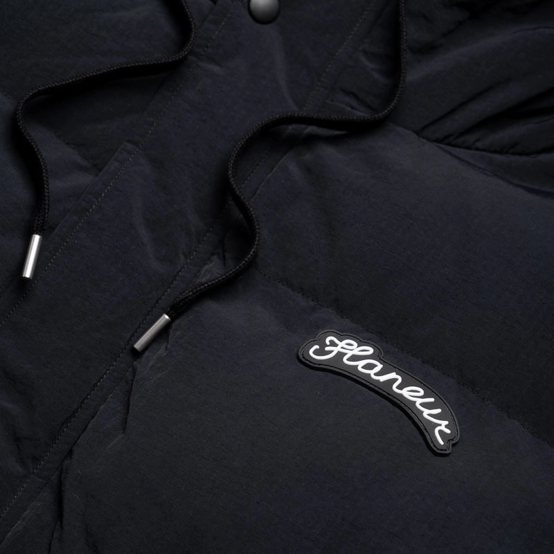 Flaneur Puffer Jacket - Black