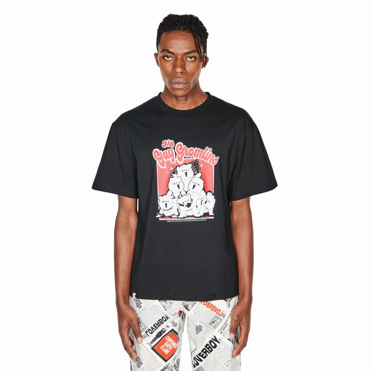Graphic Tee 'Black Red'