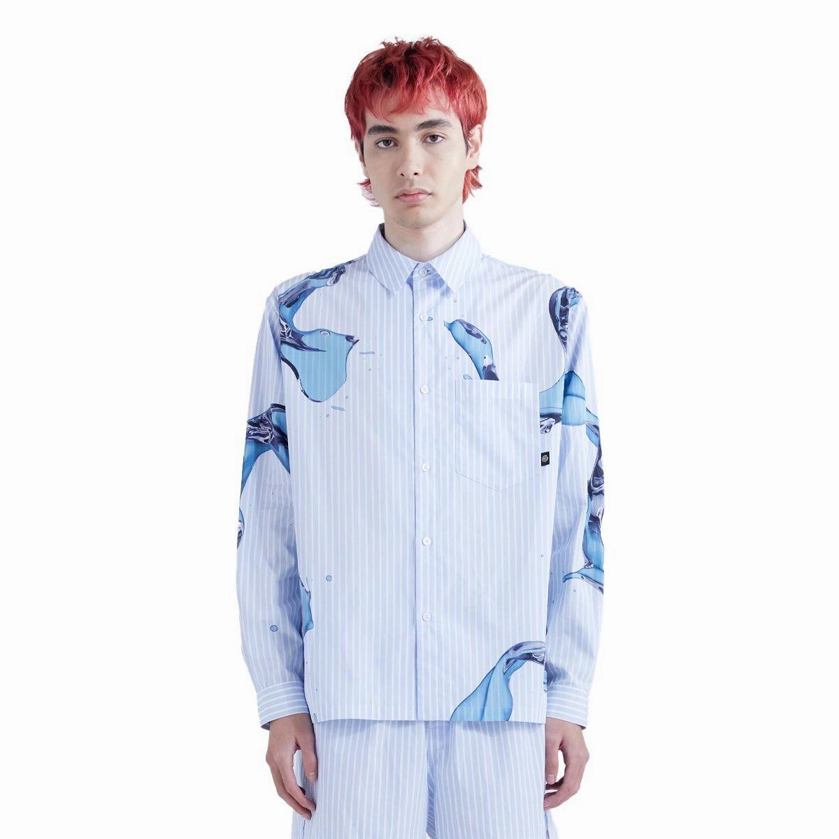 In the Moment Stripe L/S Shirt 'Blue Stripe'