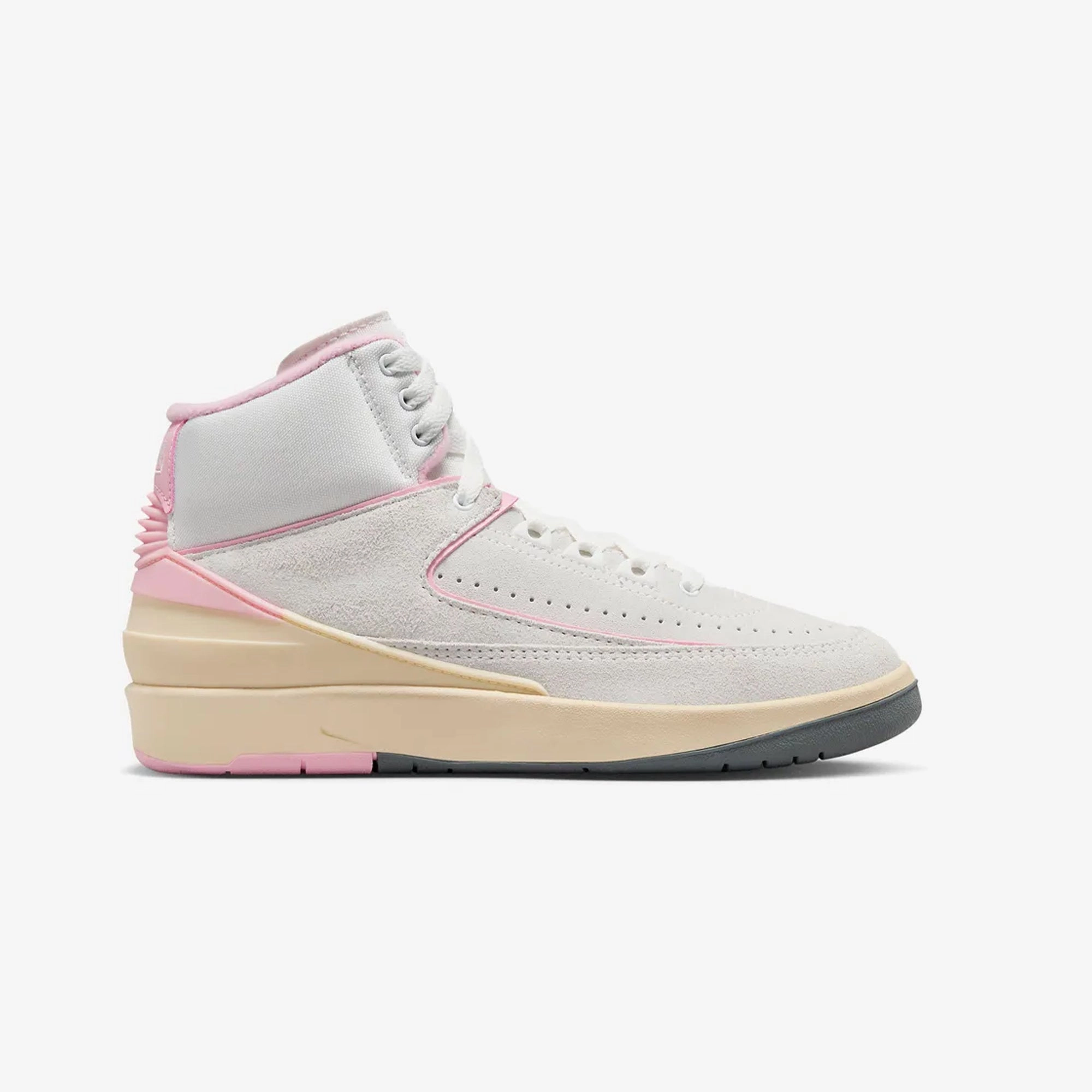 Jordan | AIR JORDAN 2 RETRO  { SUMMIT WHITE/GYM RED-MED SOFT PINK