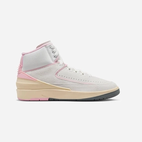 Jordan | AIR JORDAN 2 RETRO  { SUMMIT WHITE/GYM RED-MED SOFT PINK