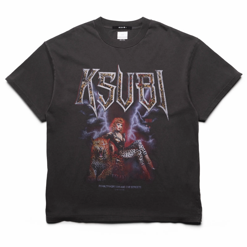 Ksubi Kingdom Ekcess Tee - Faded Black
