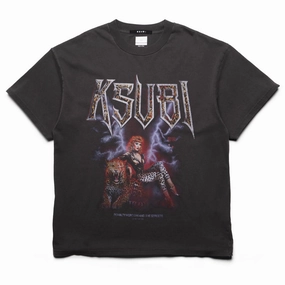Ksubi Kingdom Ekcess Tee - Faded Black