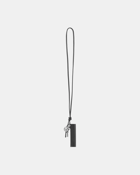Leather Keychain Black