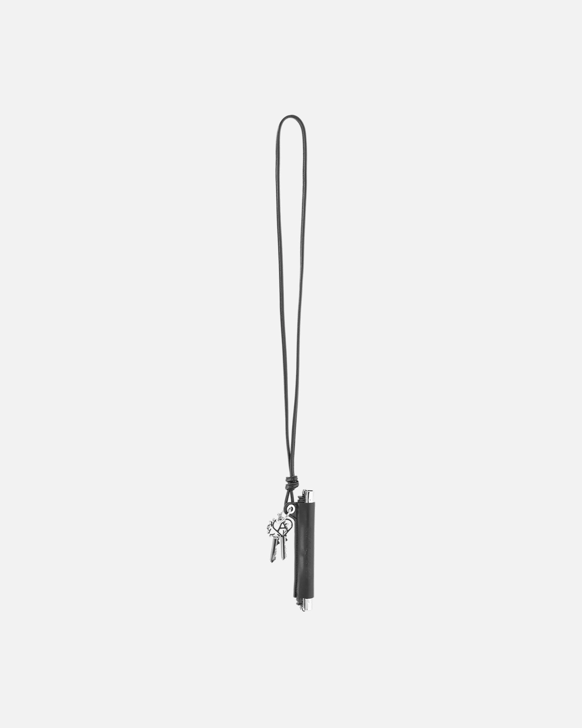Leather Keychain Black