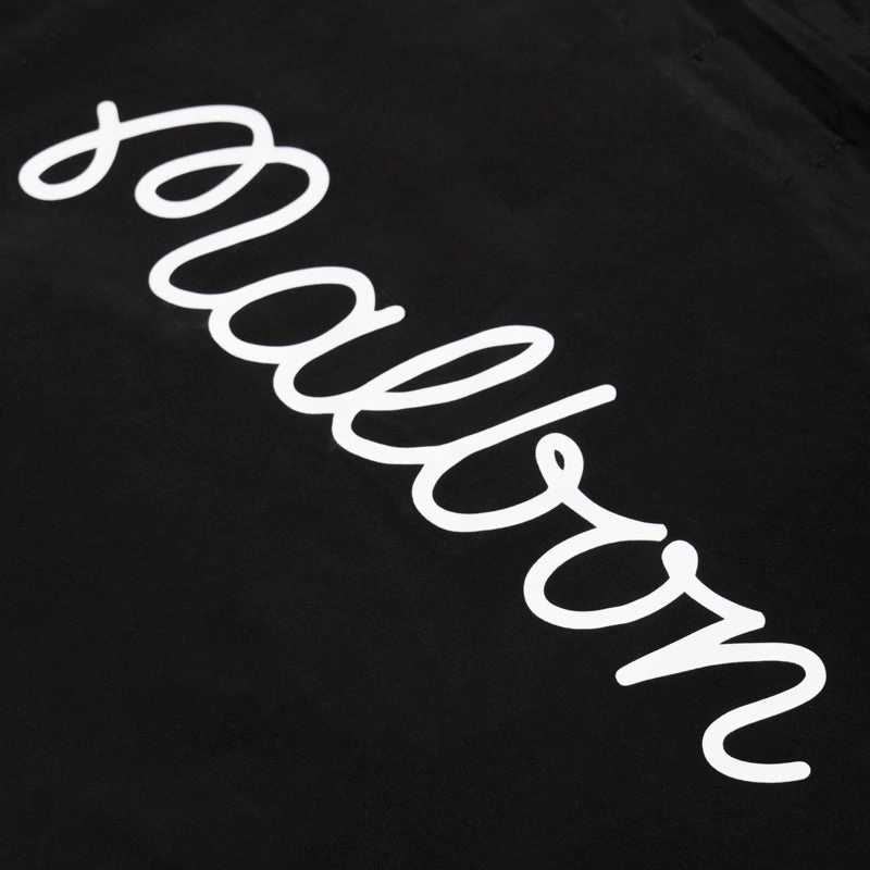 Malbon Golf Evergreen Nylon Anorak - Black