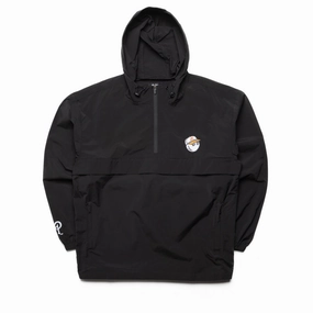 Malbon Golf Evergreen Nylon Anorak - Black