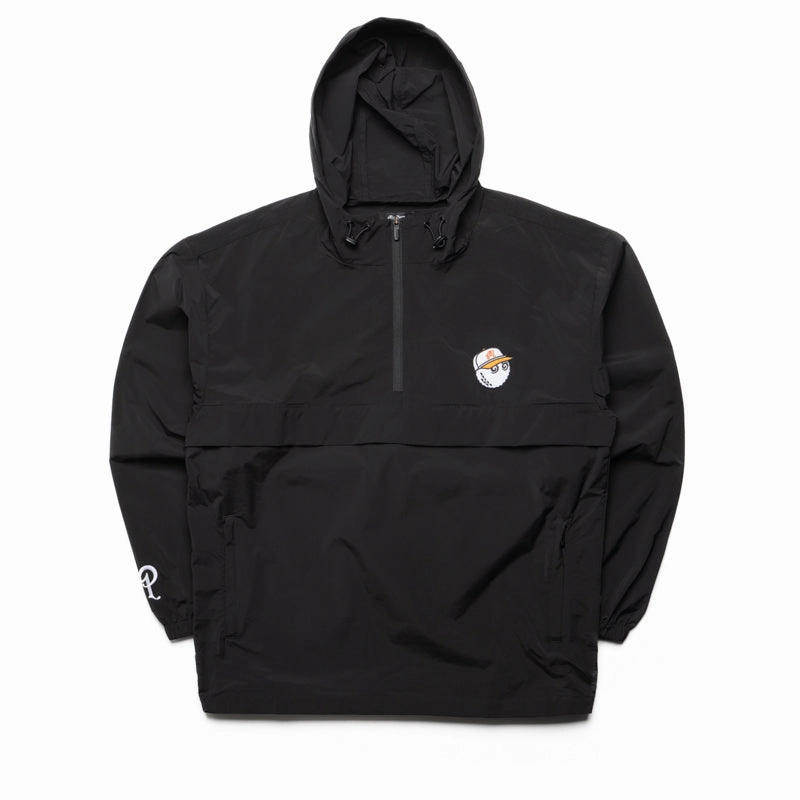 Malbon Golf Evergreen Nylon Anorak - Black